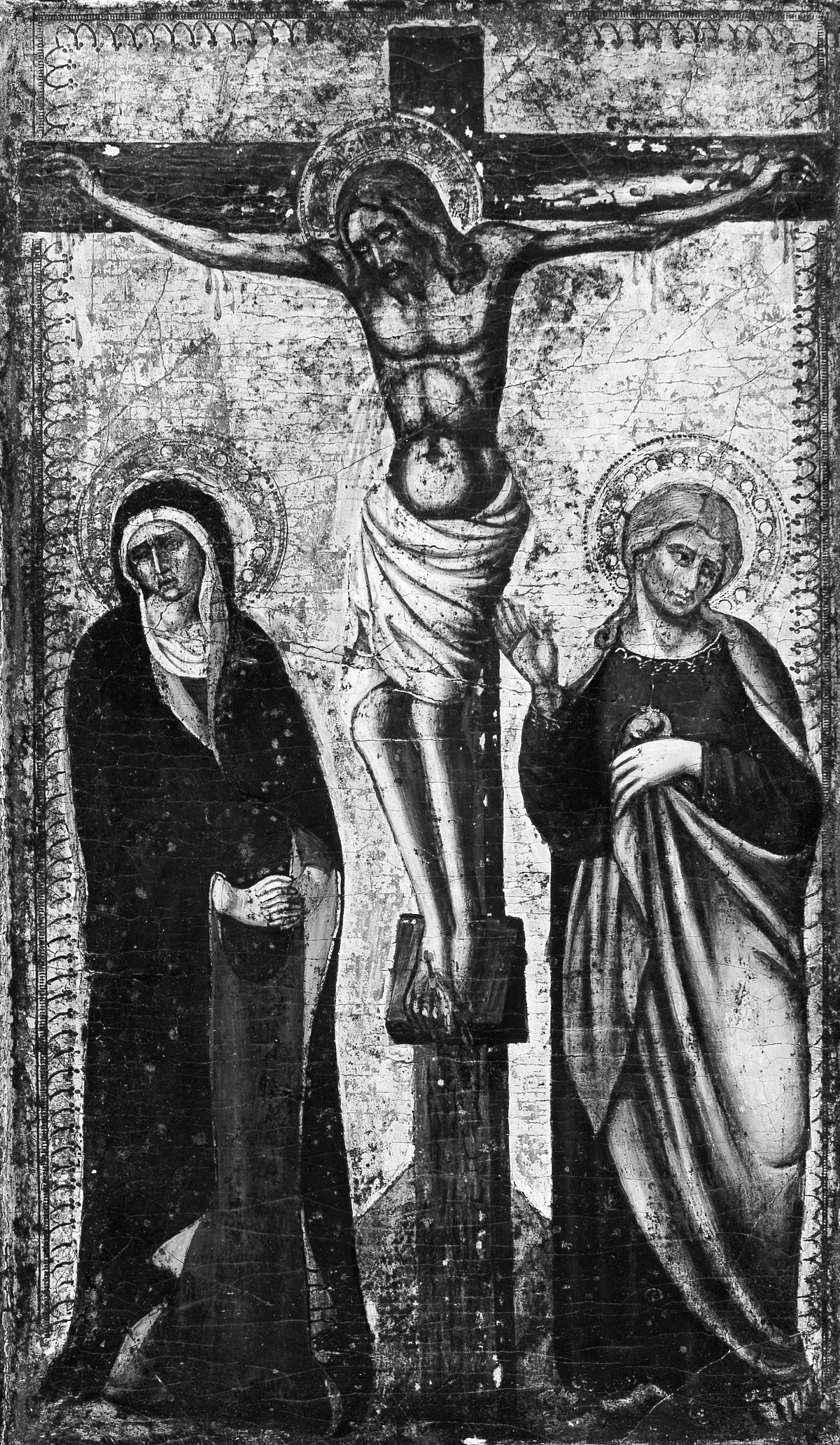 The Crucifixion by Luca di Tommè di Nuto - Classic Art canvas print