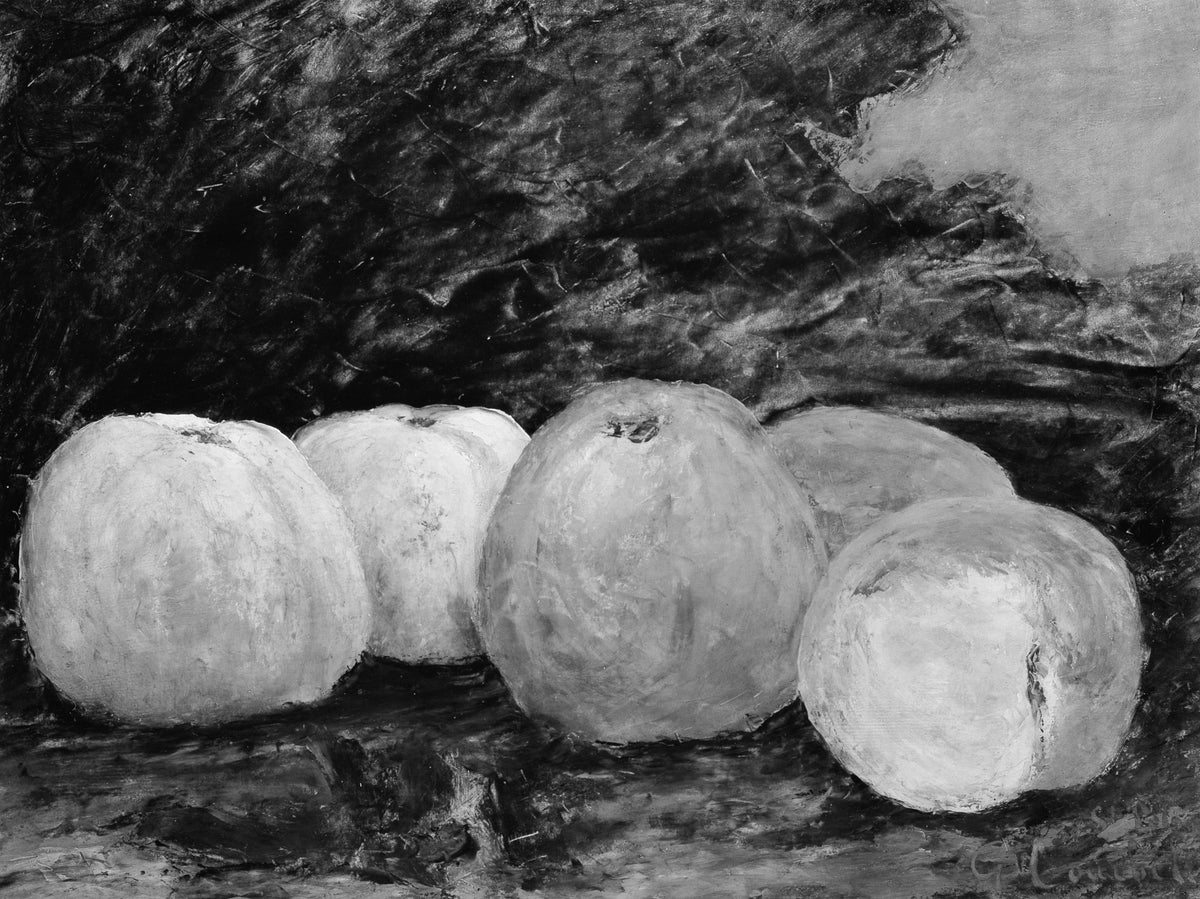 Apples by Gustave Courbet - Realist canvas print