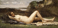 Bacchante in a Landscape by Camille Corot - Realist canvas print