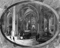 Interior of a Gothic Church at Night by Pieter Neeffs the Elder - Classic Art canvas print