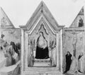 Madonna and Child Enthroned with Saints by Bernardo Daddi - Tempera canvas print
