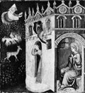 The Annunciation by Italian (Marchigian?) Painter - Tempera canvas print