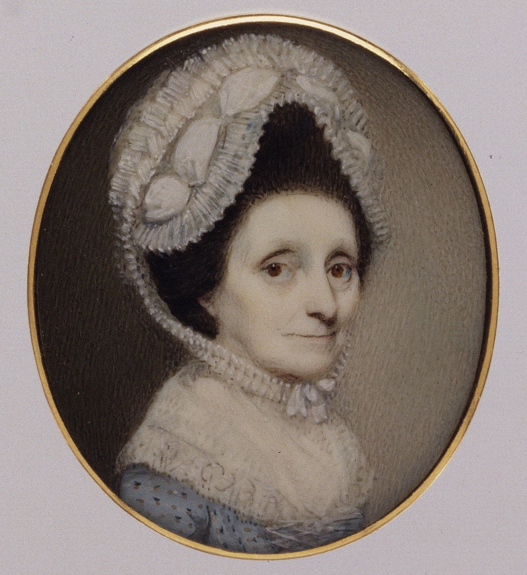 Mrs. Peter De Lancey Elizabeth Colden, 17201784 by George Engleheart - Classic Art canvas print