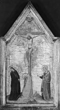 The Crucifixion by Bernardo Daddi - Tempera canvas print