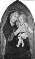 Madonna and Child by Ambrogio Lorenzetti - Tempera canvas print