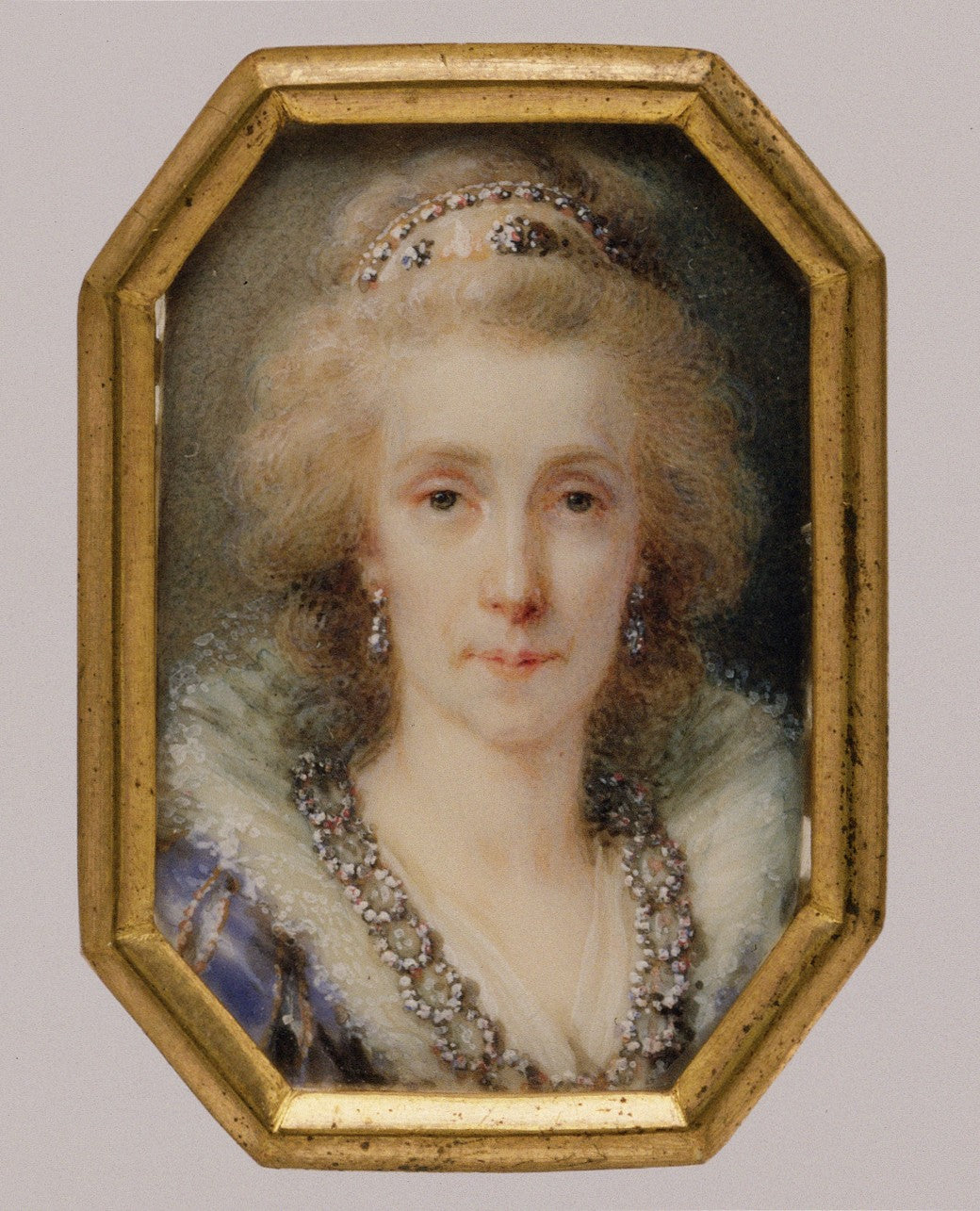 Maria Louisa 17451792, Holy Roman Empress, German Queen, Queen of Hungary and Bohemia, and Grand Duchess of Tuscany by Heinrich Friedrich Füger - Romantic canvas print