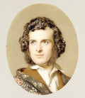 Self-Portrait by John Faed - Classic Art canvas print