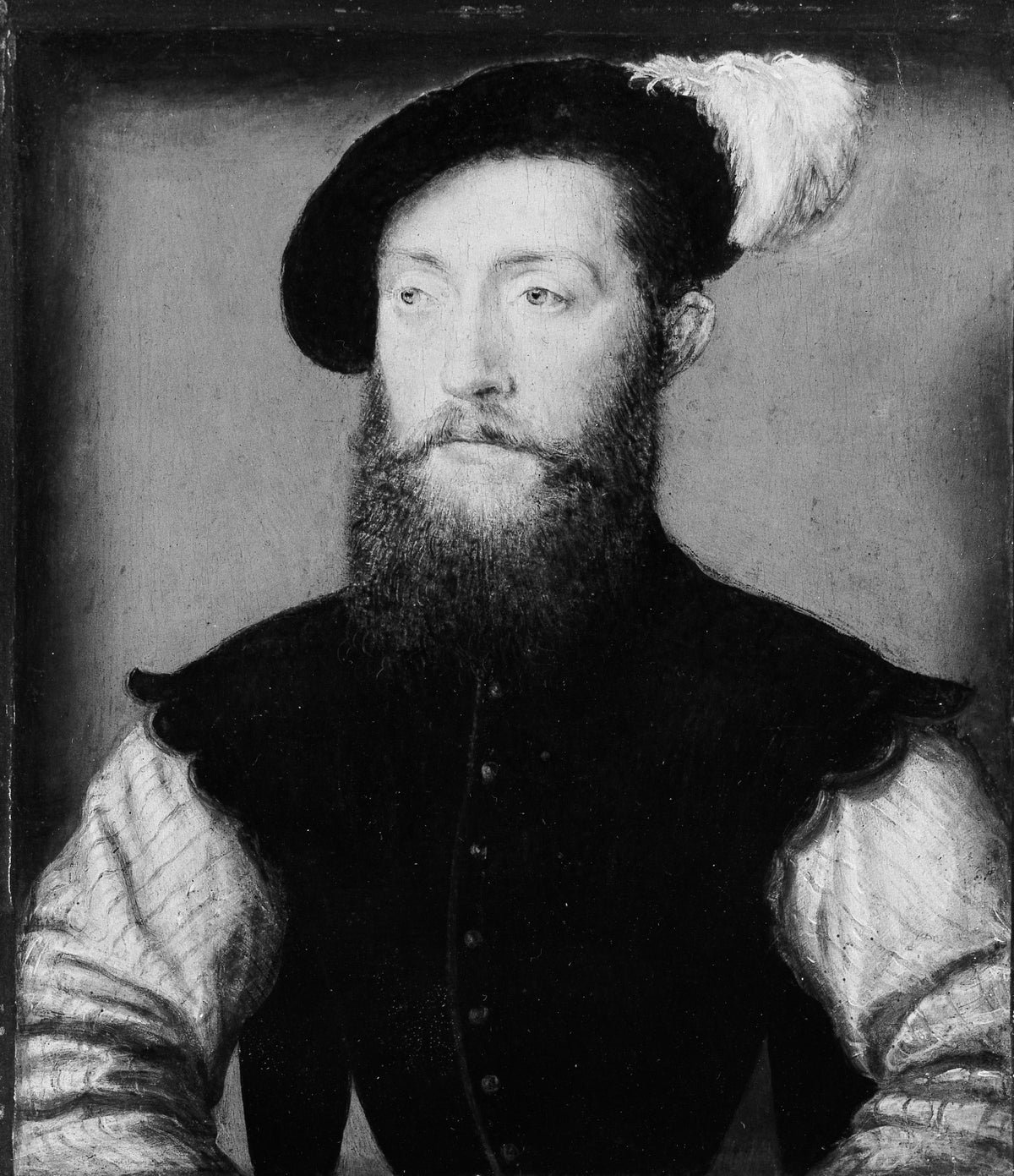 Charles de Coss 15061563, Comte de Brissac by Corneille de Lyon - Classic Art canvas print