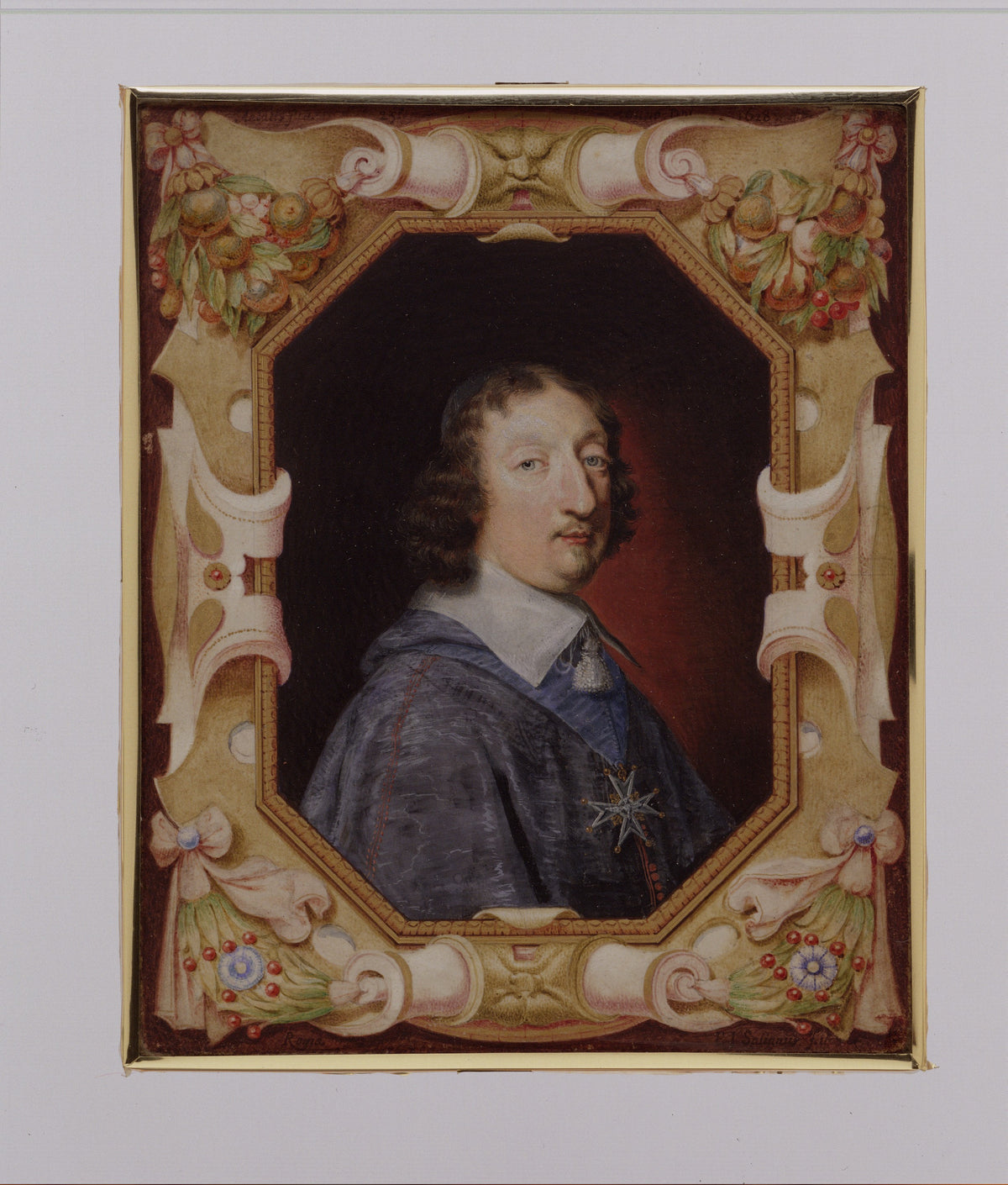 Gaspard de Daillon du Lude ca. 16021676 by Jacques Saillant - Classic Art canvas print