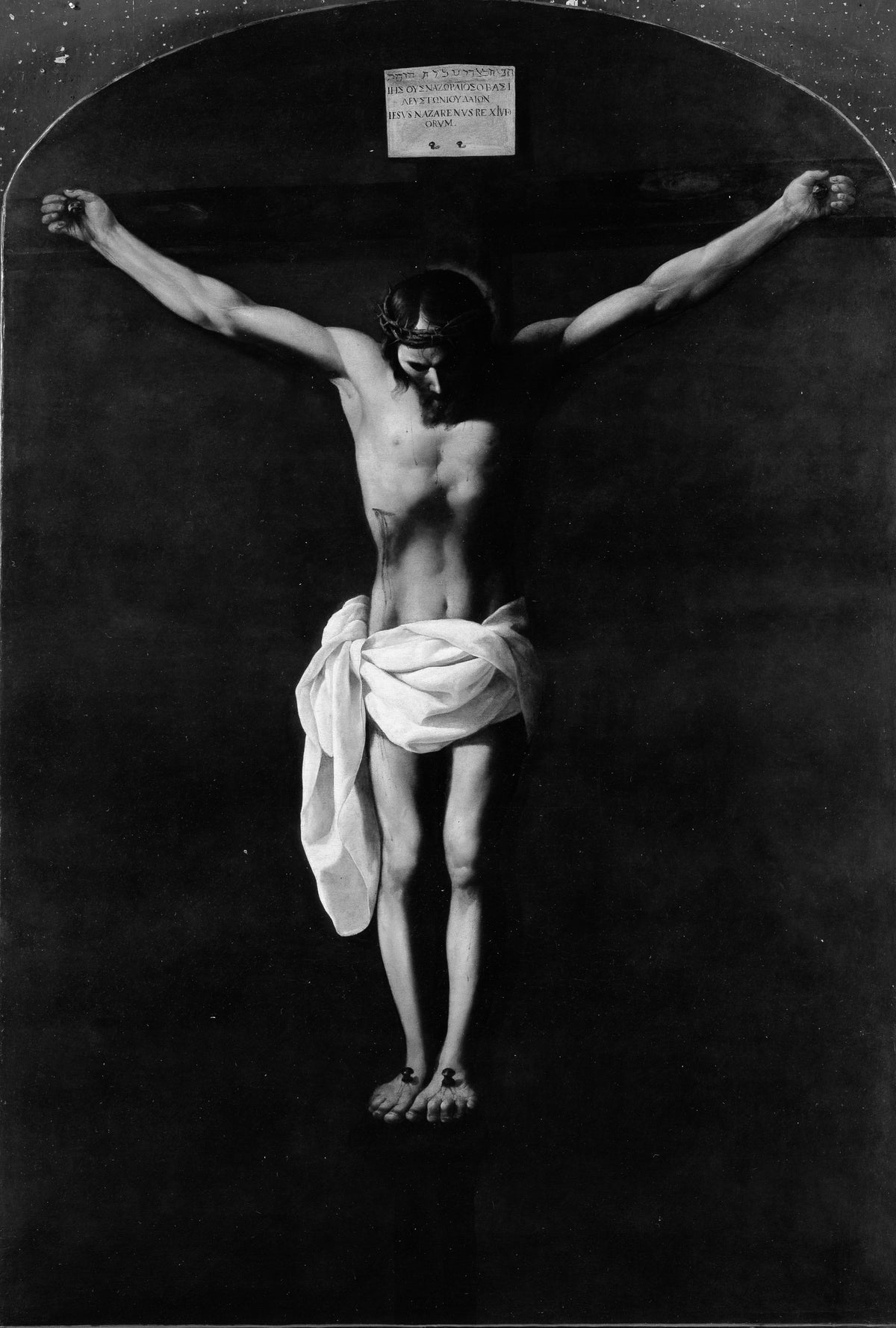 The Crucifixion by Francisco de Zurbarán - Oil Painting canvas print