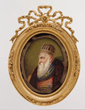 Ali Pasha born about 1741, died 1822 by Jacob Ritter von Hartmann - Classic Art canvas print