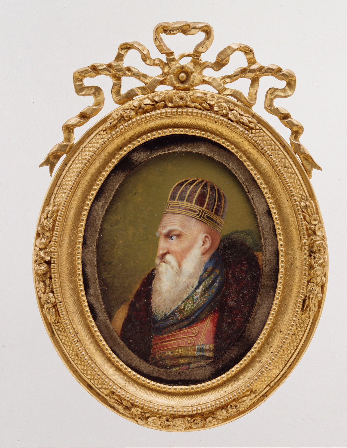 Ali Pasha born about 1741, died 1822 by Jacob Ritter von Hartmann - Classic Art canvas print