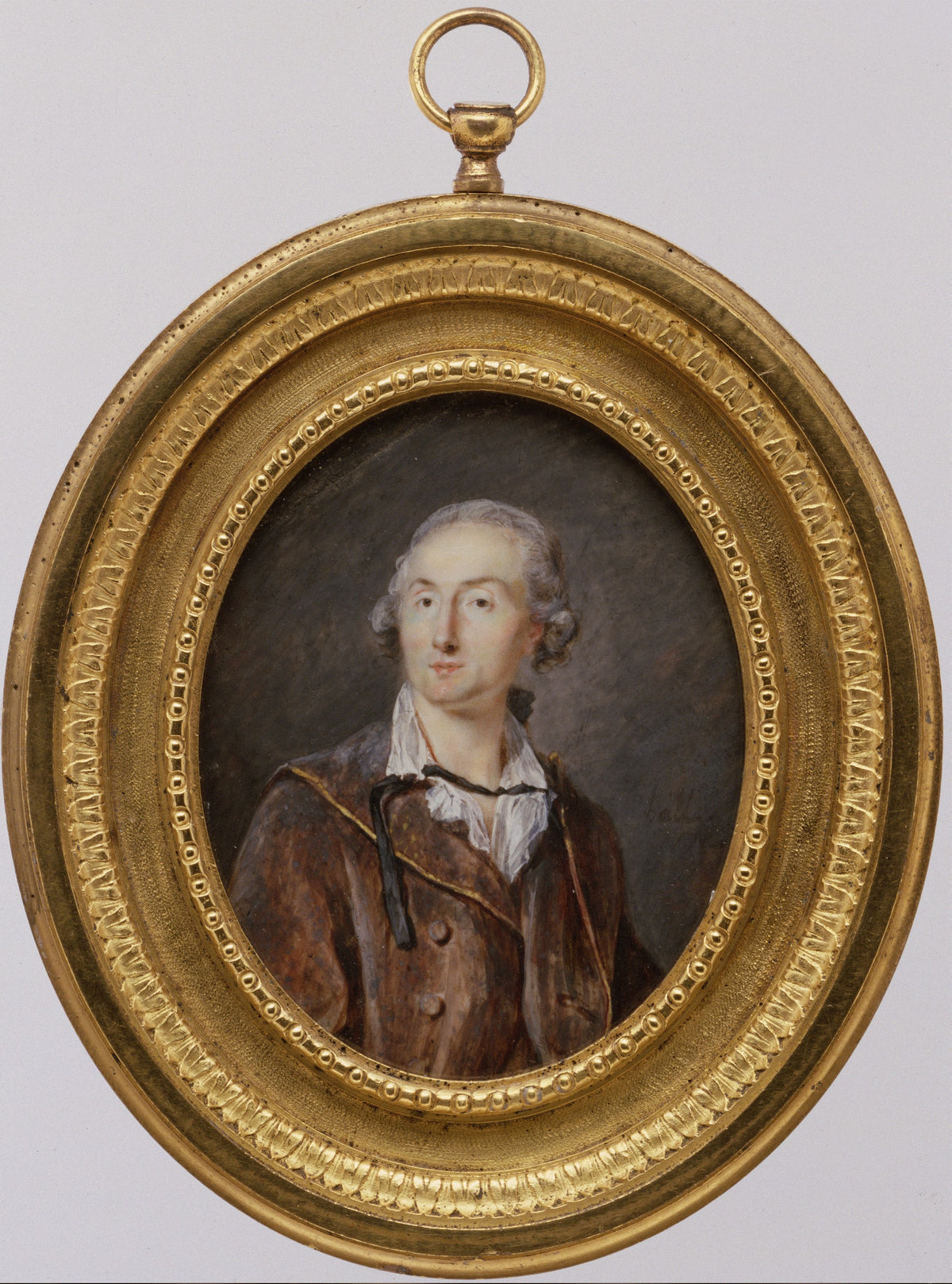 The Painter Louis Joseph Maurice 17301820 by Peter Adolf Hall - Classic Art canvas print