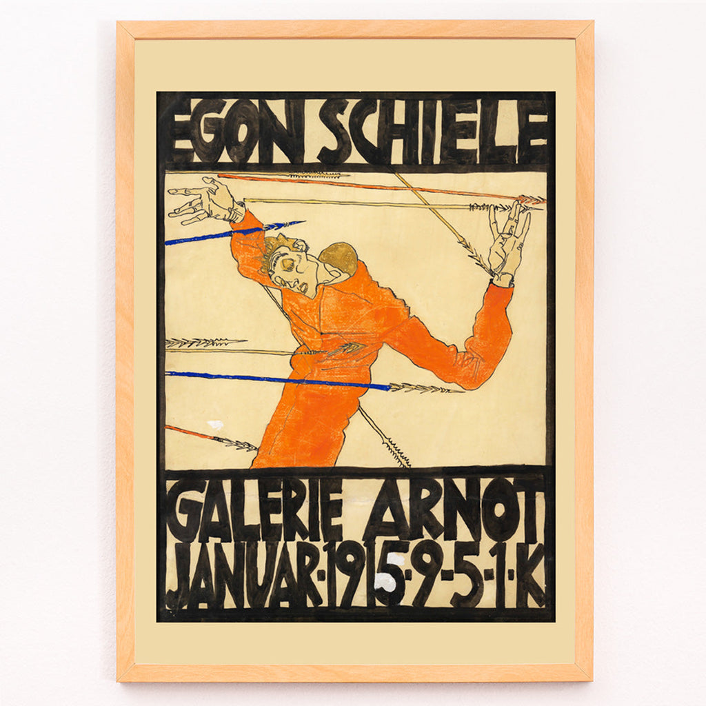 Exposition Schiele à la Galerie Arnot Canvas Print