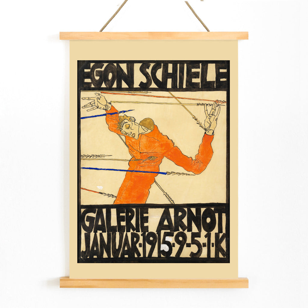 Exposition Schiele à la Galerie Arnot Canvas Print