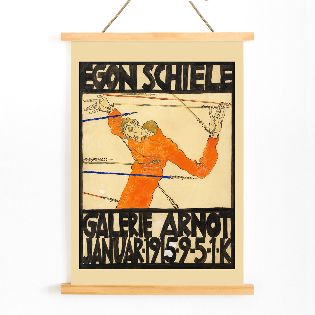 Exposition Schiele à la Galerie Arnot Canvas Print
