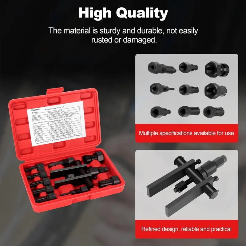 ⚒️ 10Pcs Heavy Duty Blind Hole Bearing Puller Tool Set