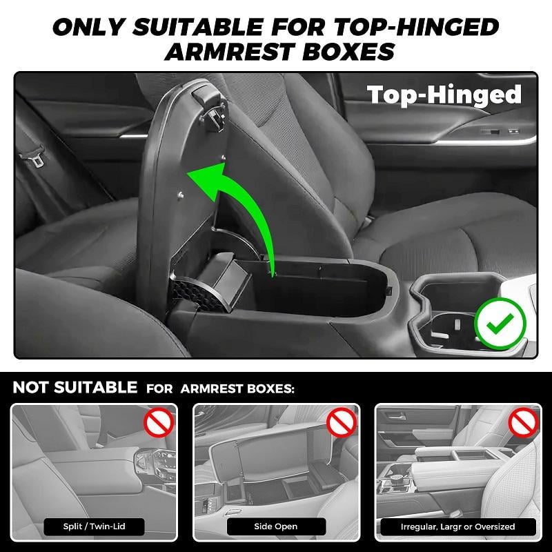 🔥Limited Time 50% Off✨Multifunctional PU Leather Car Armrest Box Mat