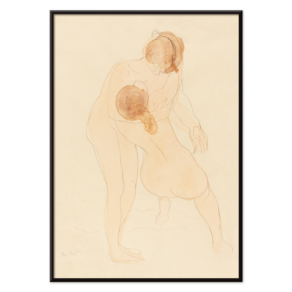 Deux figures Canvas Print