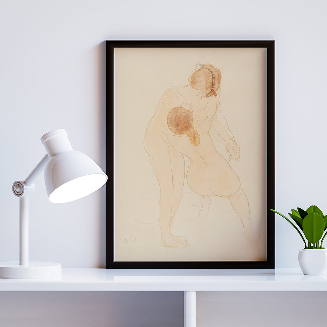 Deux figures Canvas Print