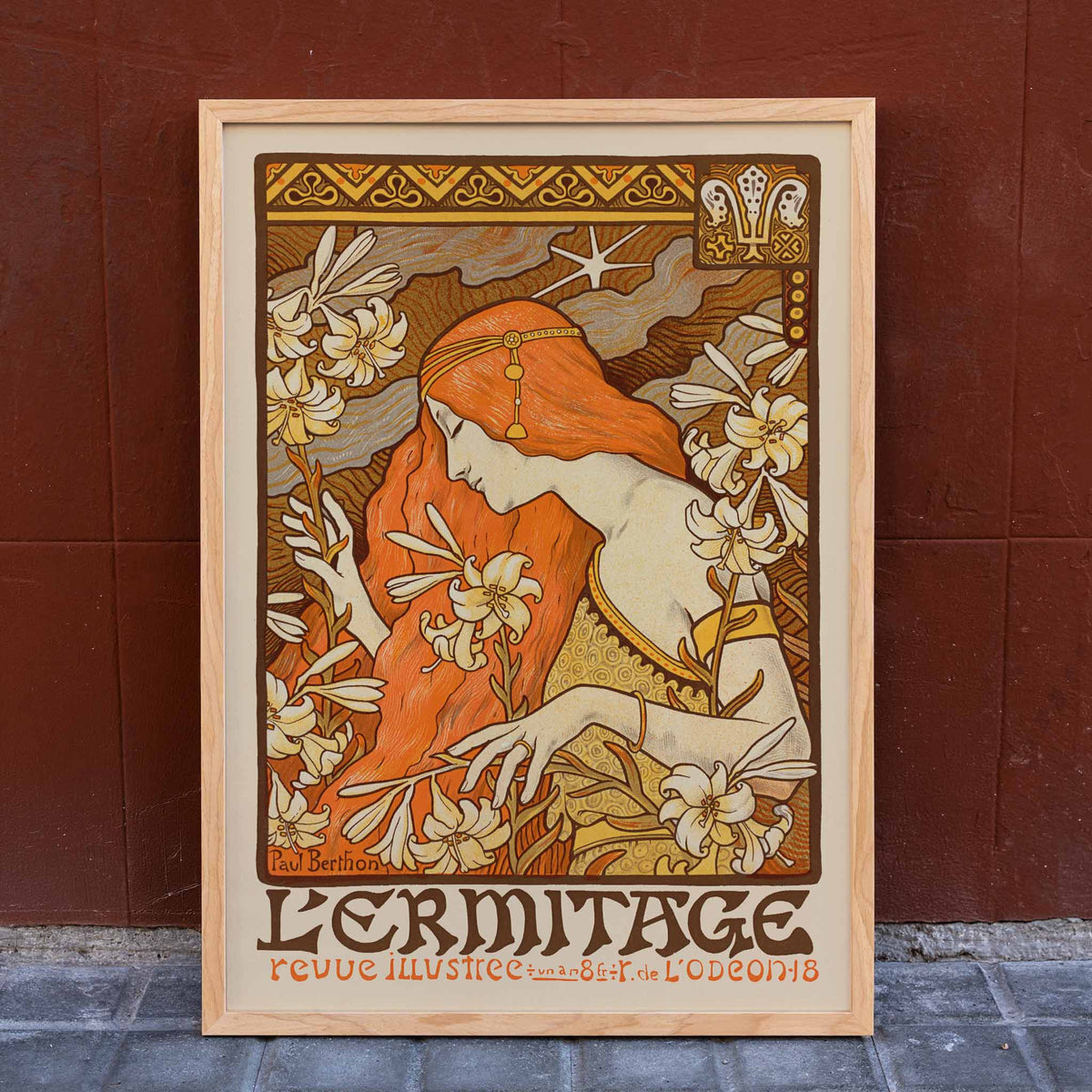L'Ermitage Poster by Moryarty - Oil Painting canvas print