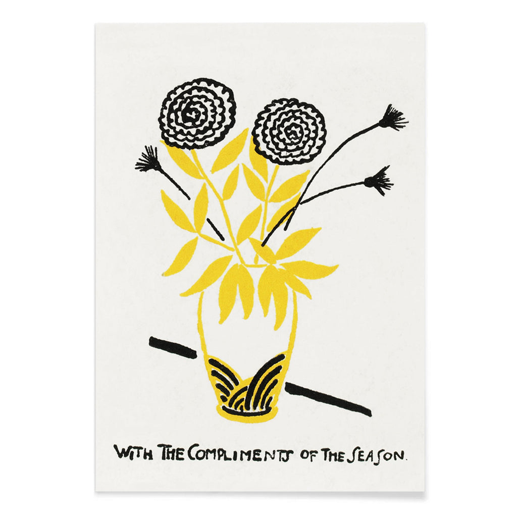 Avec les compliments de la saison Canvas Print