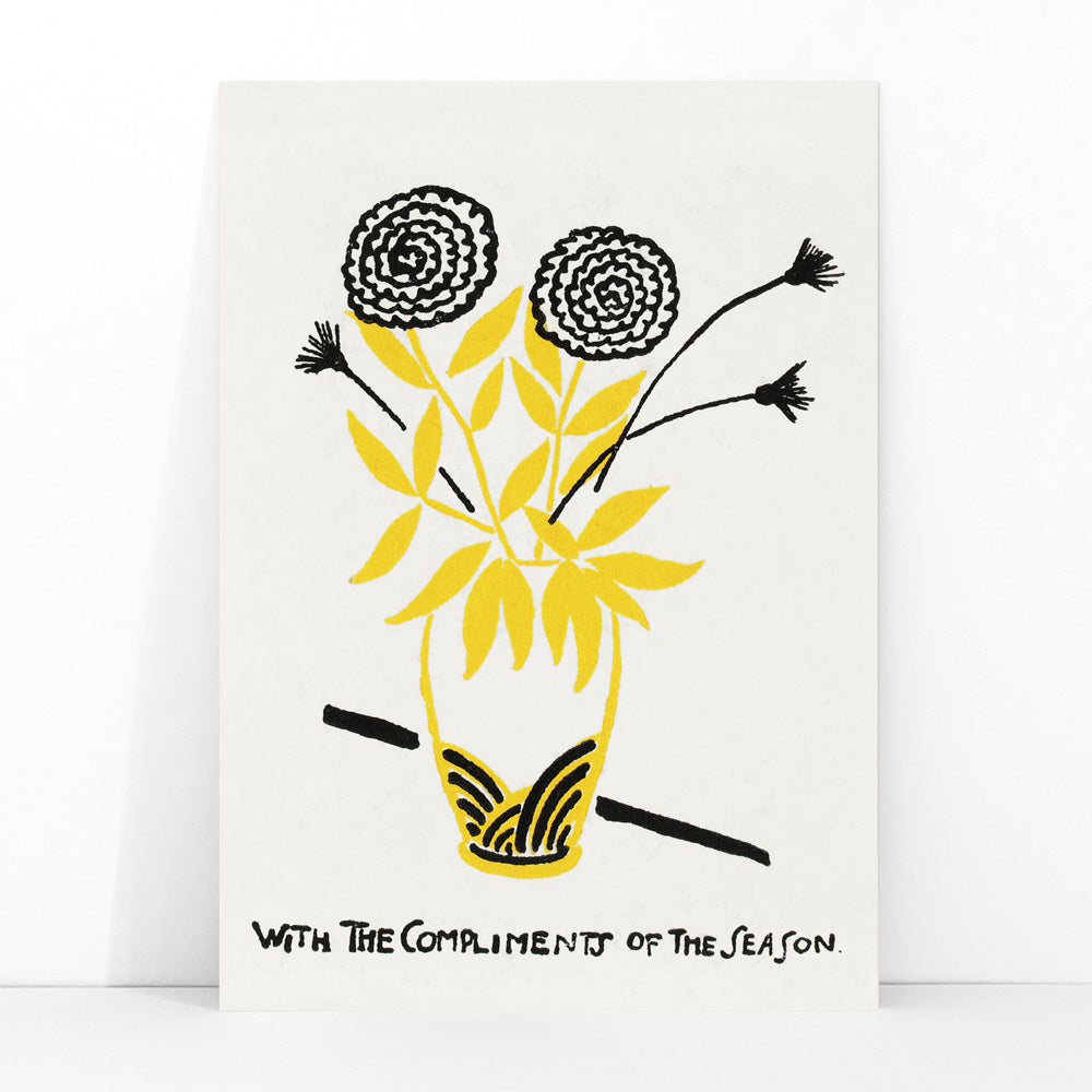 Avec les compliments de la saison Canvas Print