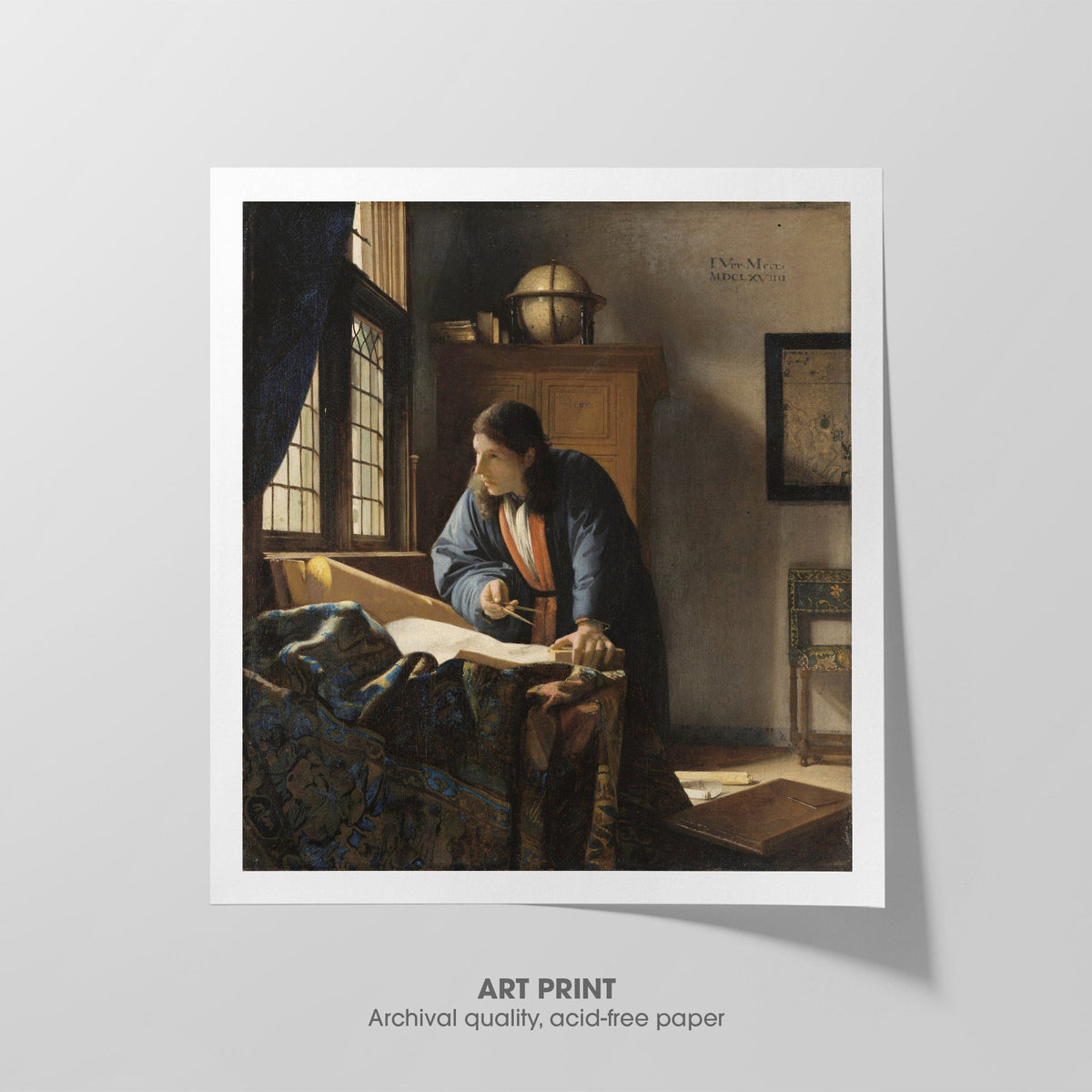 The Geographer Canvas Print