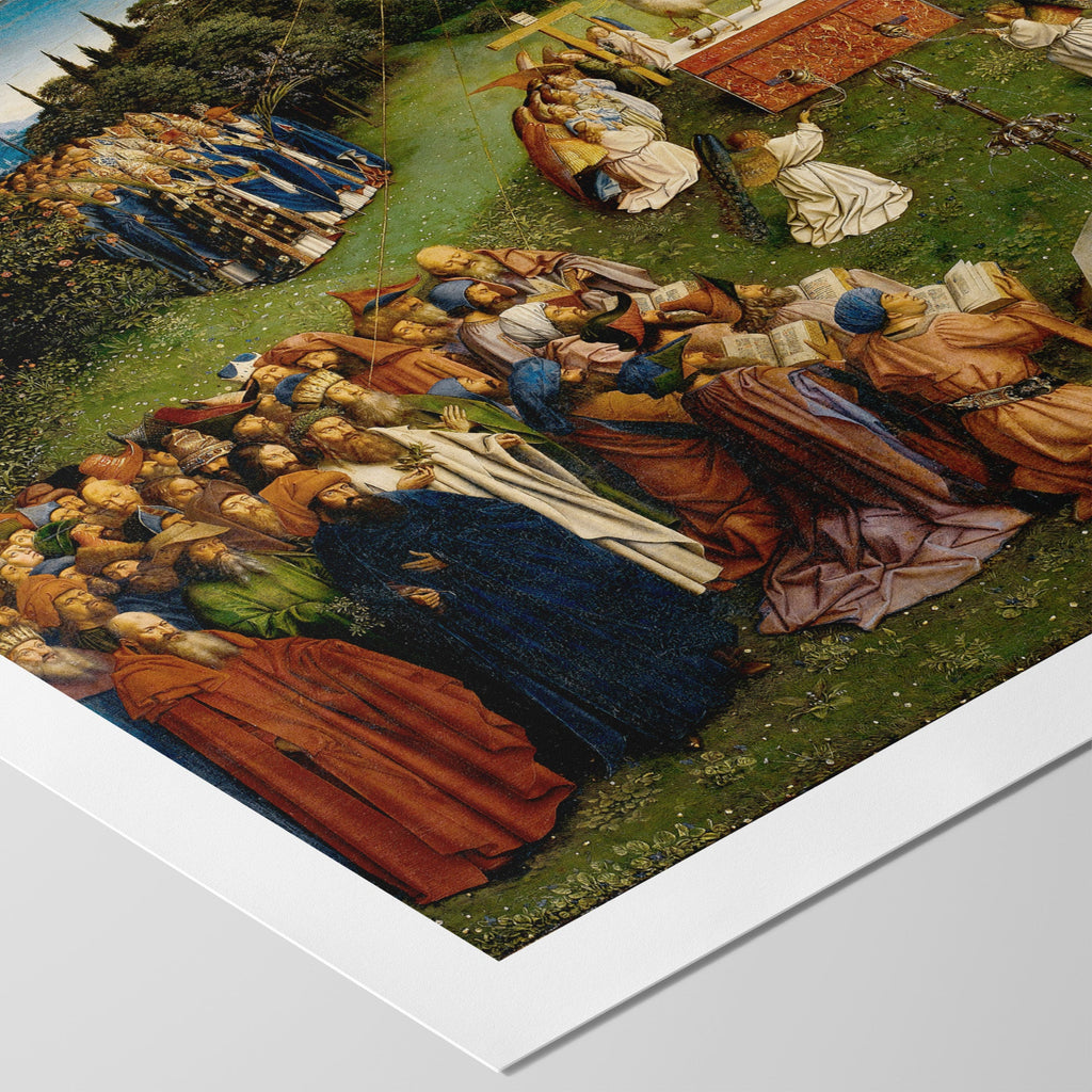 Adoration of the Mystic Lamb Canvas Print