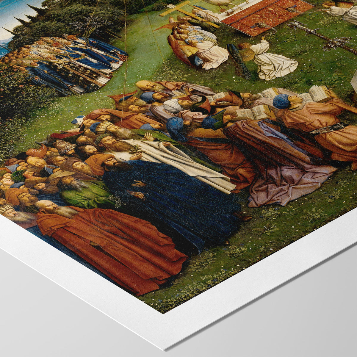Adoration of the Mystic Lamb Canvas Print