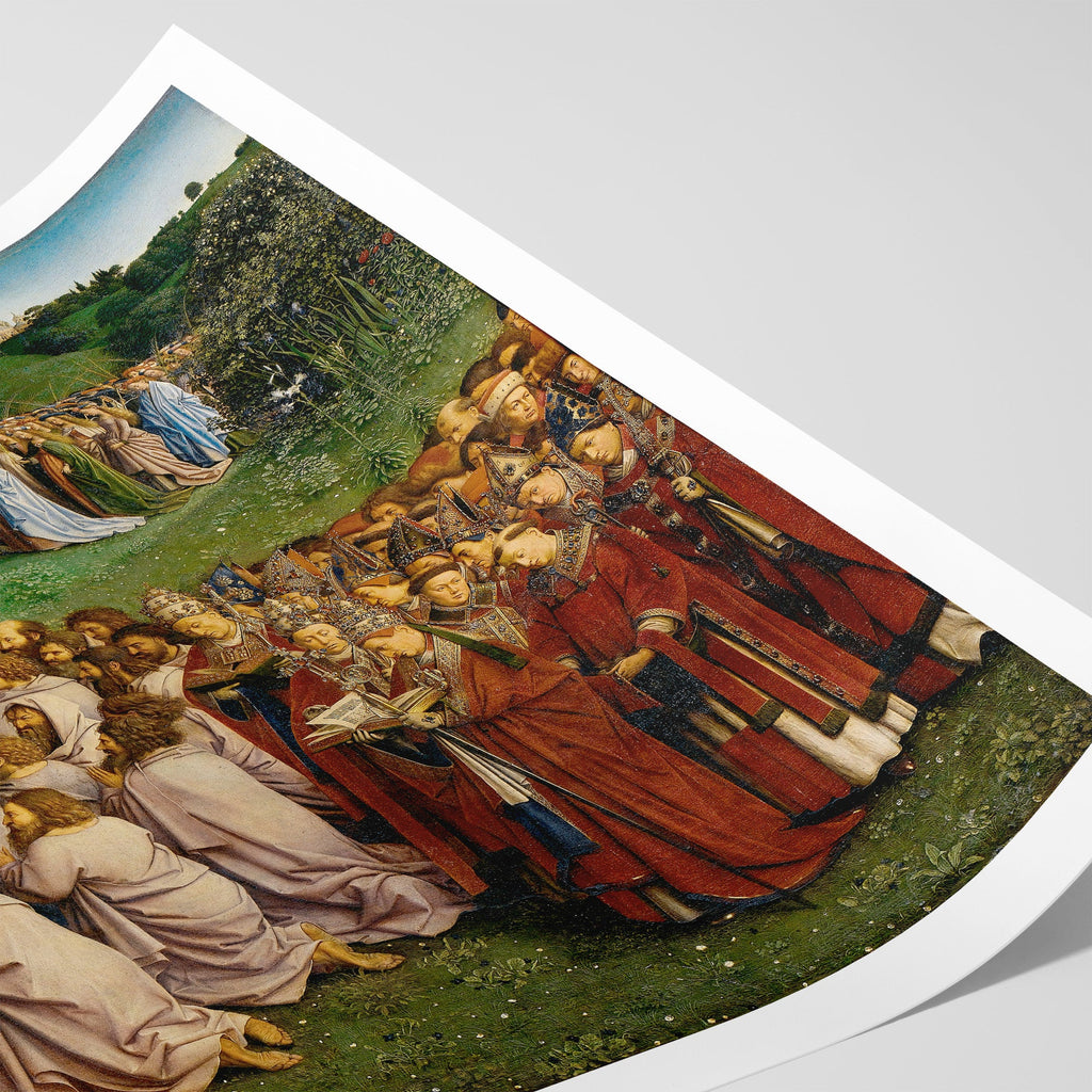 Adoration of the Mystic Lamb Canvas Print