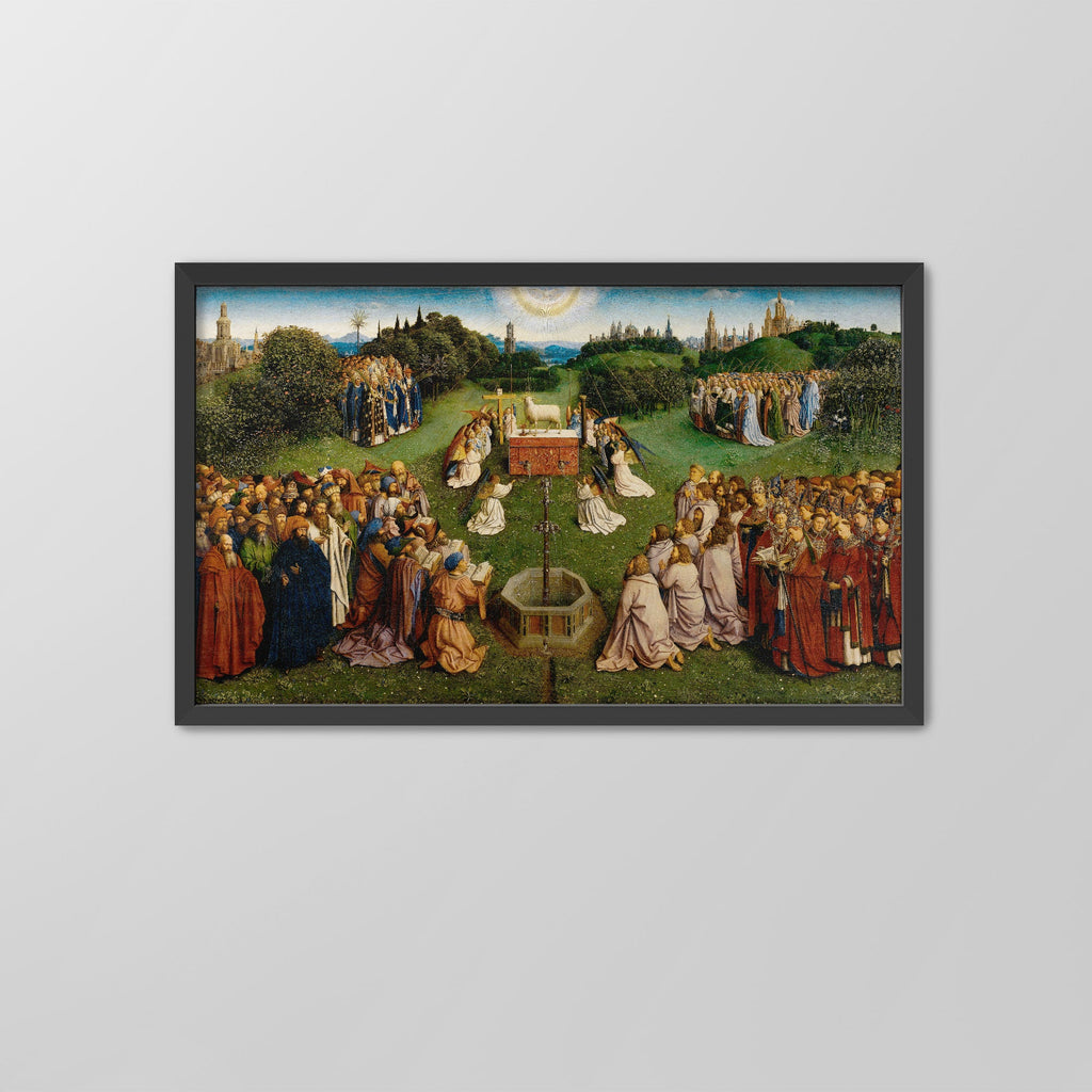 Adoration of the Mystic Lamb Canvas Print
