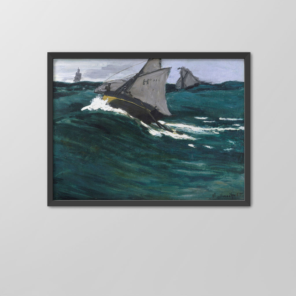 The Green Wave Canvas Print