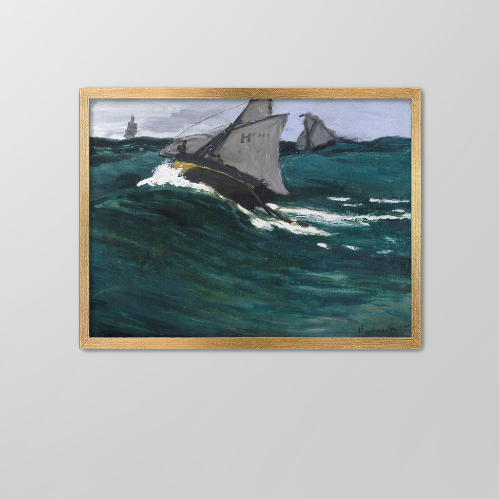 The Green Wave Canvas Print
