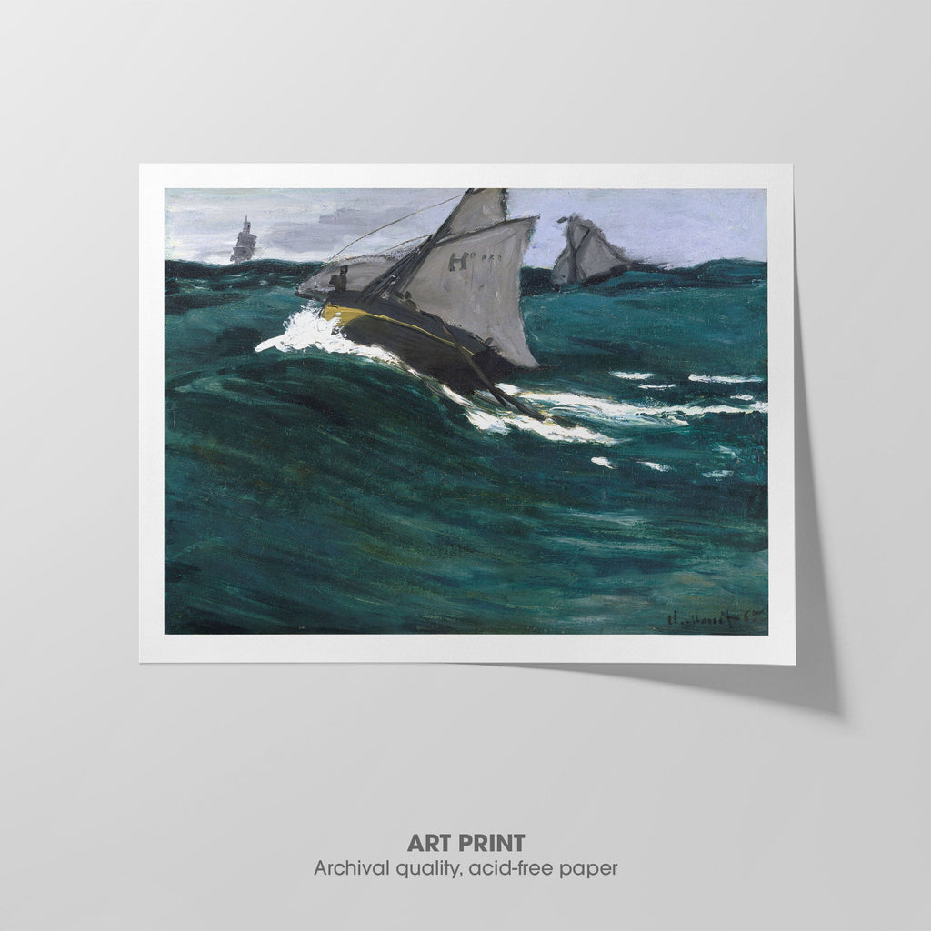 The Green Wave Canvas Print