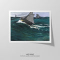 The Green Wave Canvas Print
