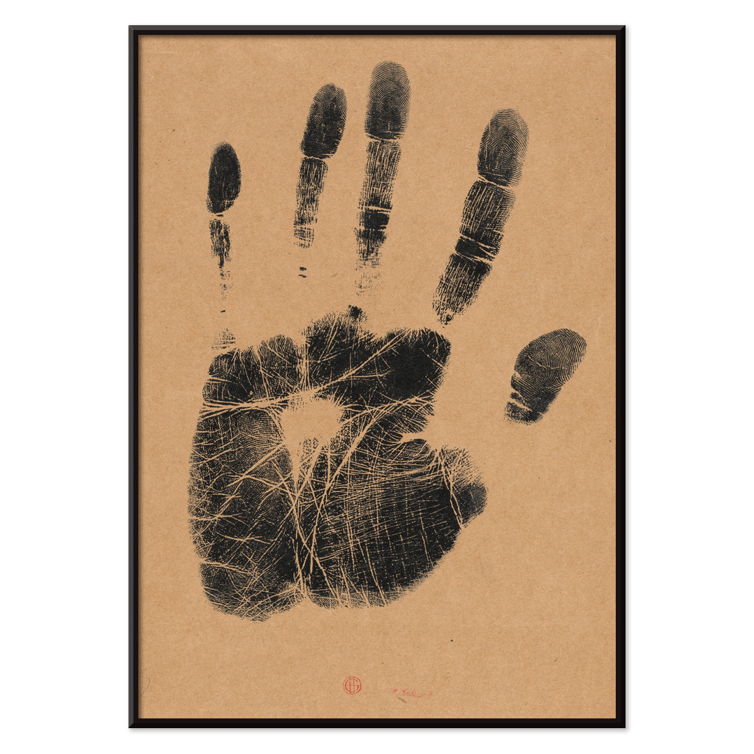 La main gauche de l'artiste Canvas Print