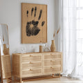 La main gauche de l'artiste Canvas Print