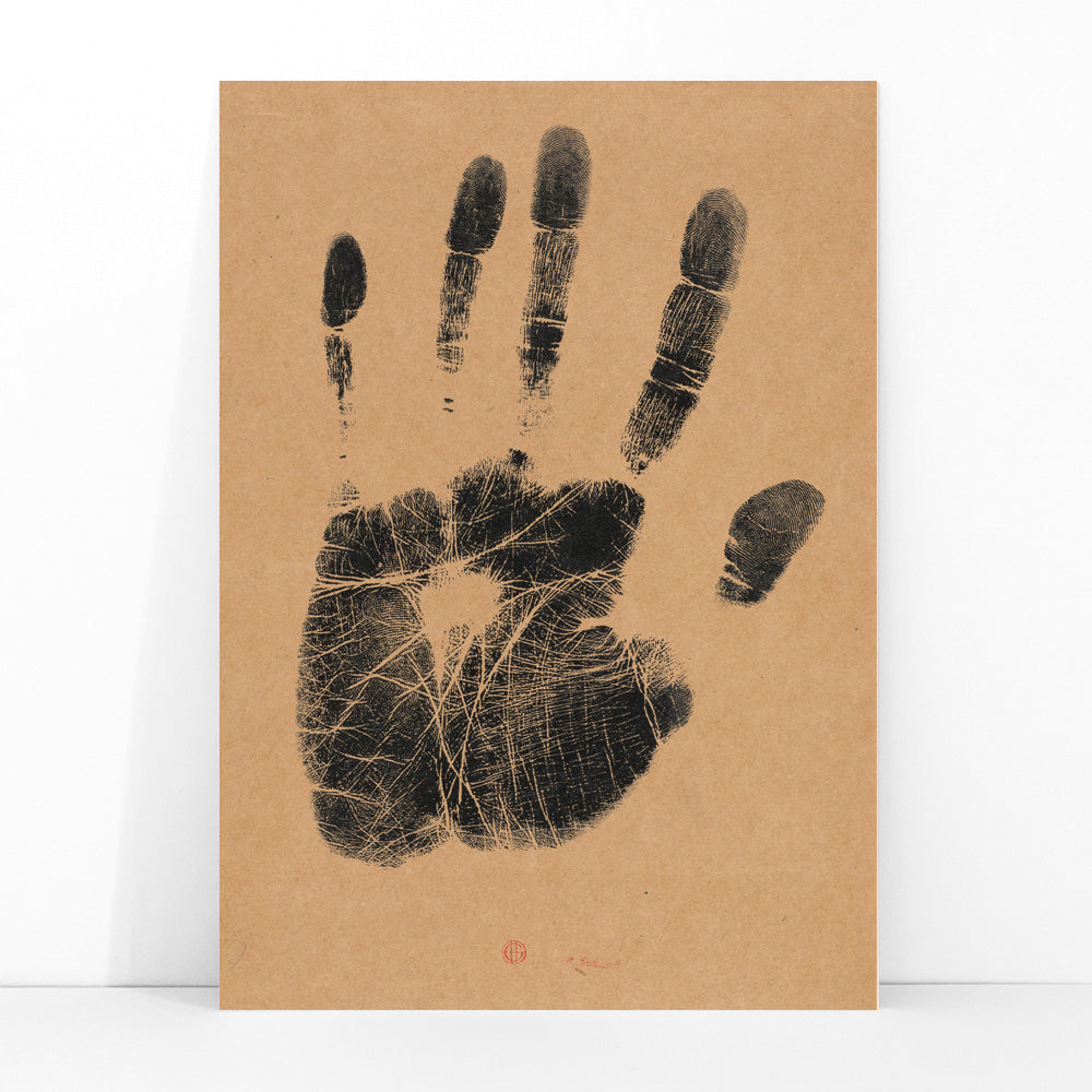 La main gauche de l'artiste Canvas Print