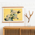 Hortensia et Hirondelle Poster by Moryarty - Oil Painting canvas print