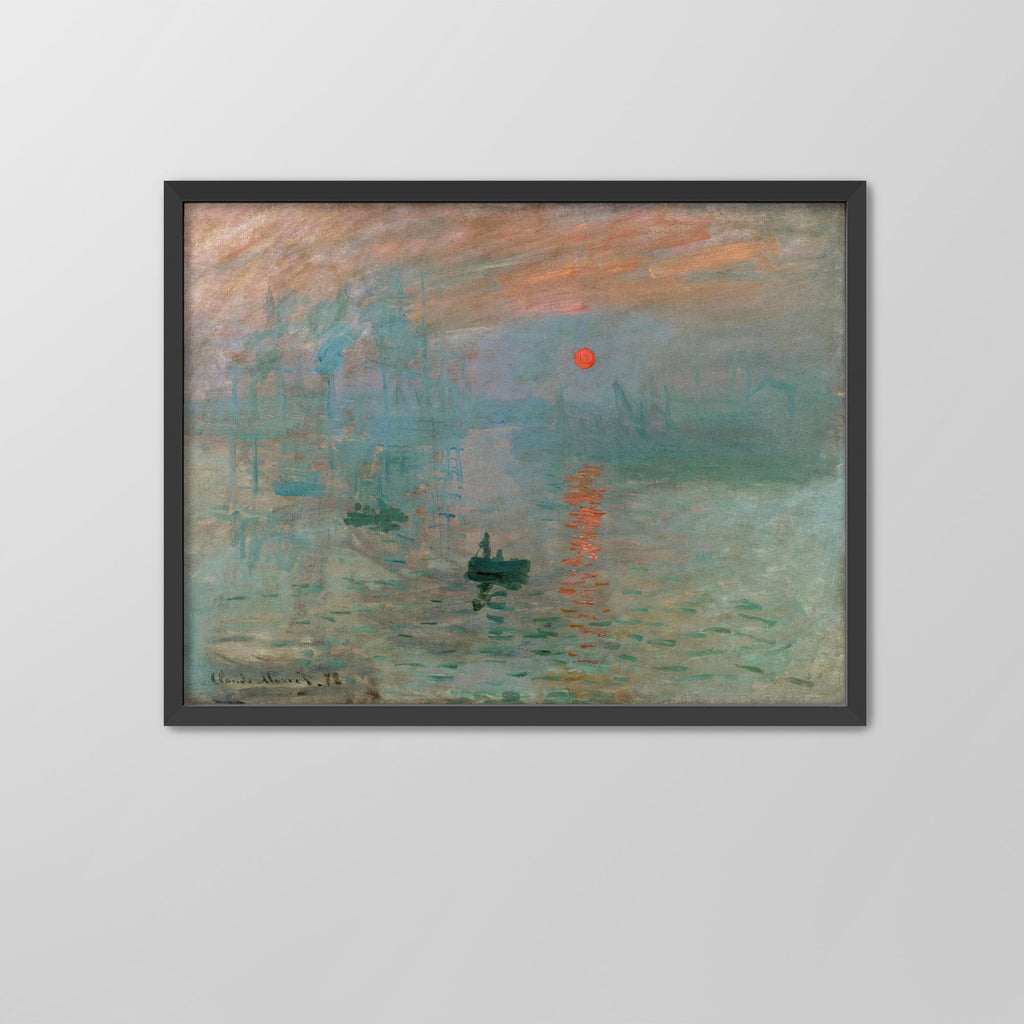 Impression, Sunrise Canvas Print