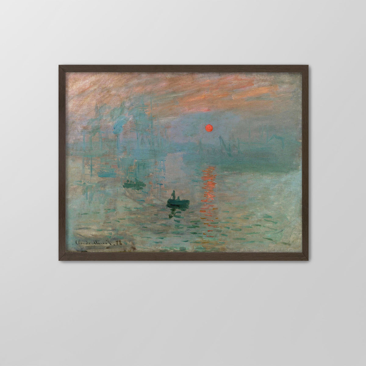 Impression, Sunrise Canvas Print