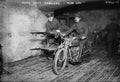 Indian Motor Cycle Ambulance by PrintCollection - Oil Painting canvas print