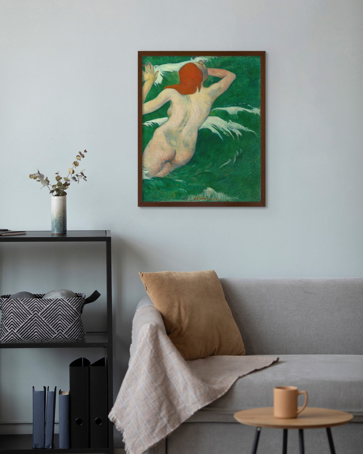 In the Waves Canvas Print