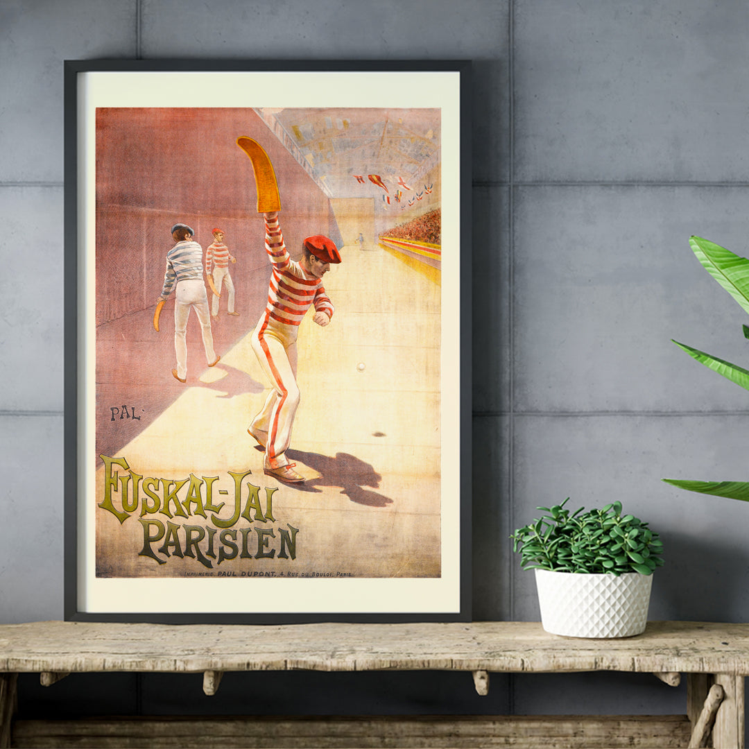 Euskal-Jai Parisien Poster by Moryarty - Oil Painting canvas print
