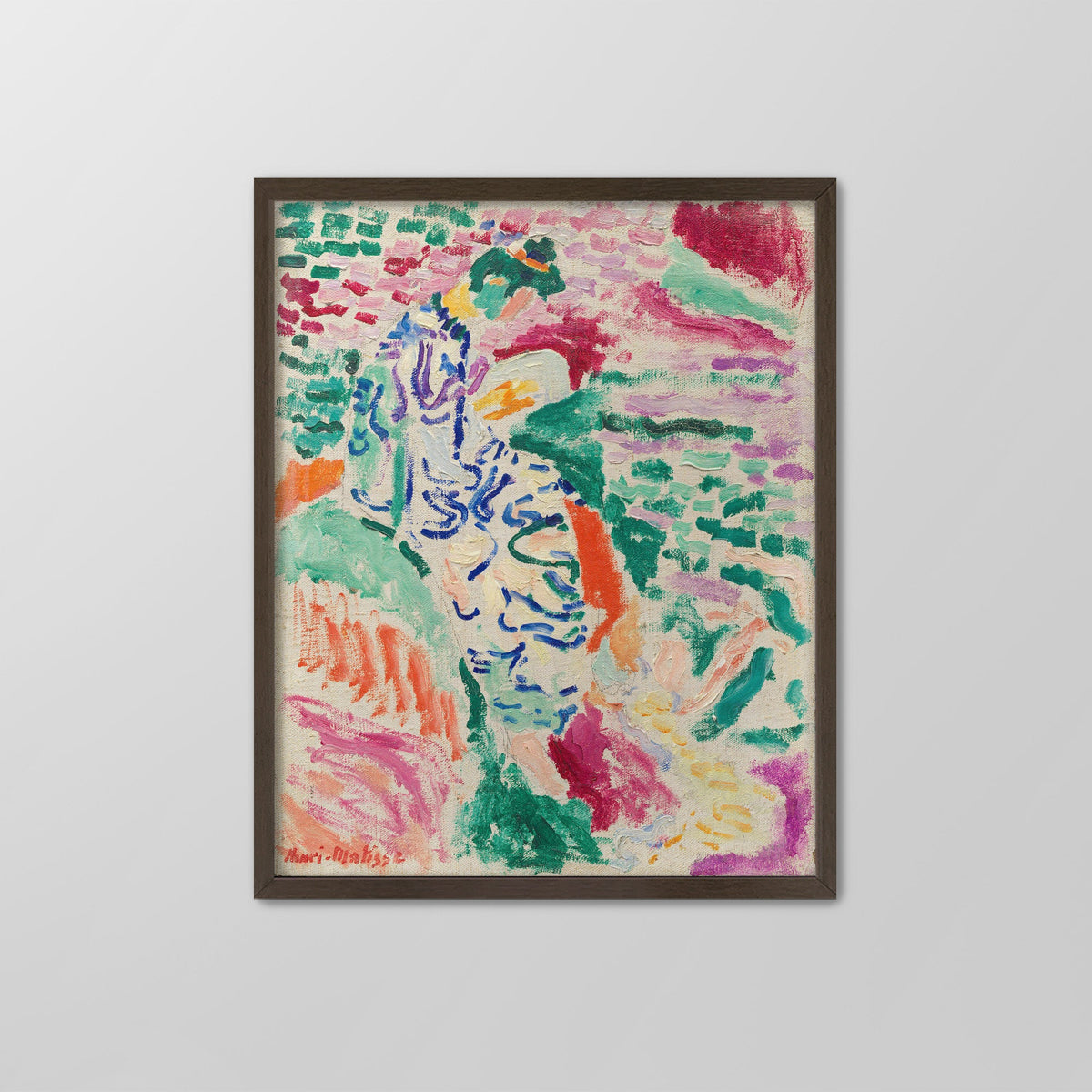 Woman Beside the Water Canvas Print