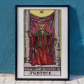 Tarot - La Justice Poster by Moryarty - Oil Painting canvas print