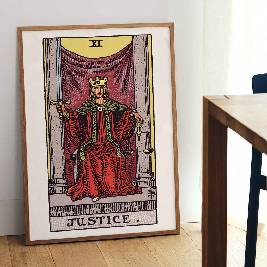 Tarot - La Justice Canvas Print