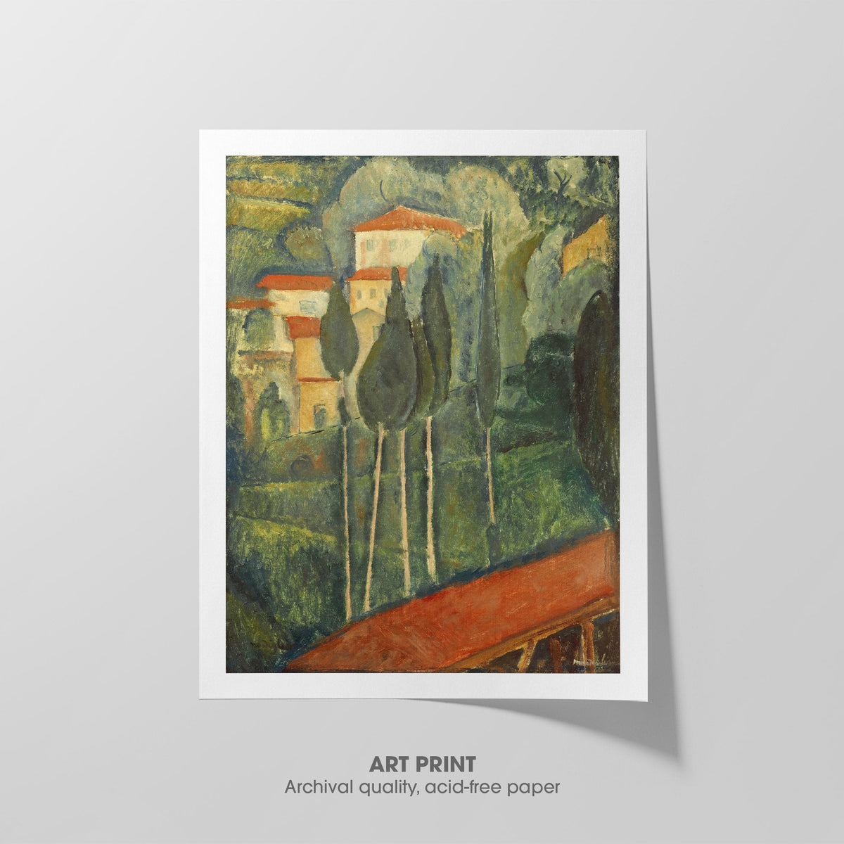 Landscape in the South Canvas Print