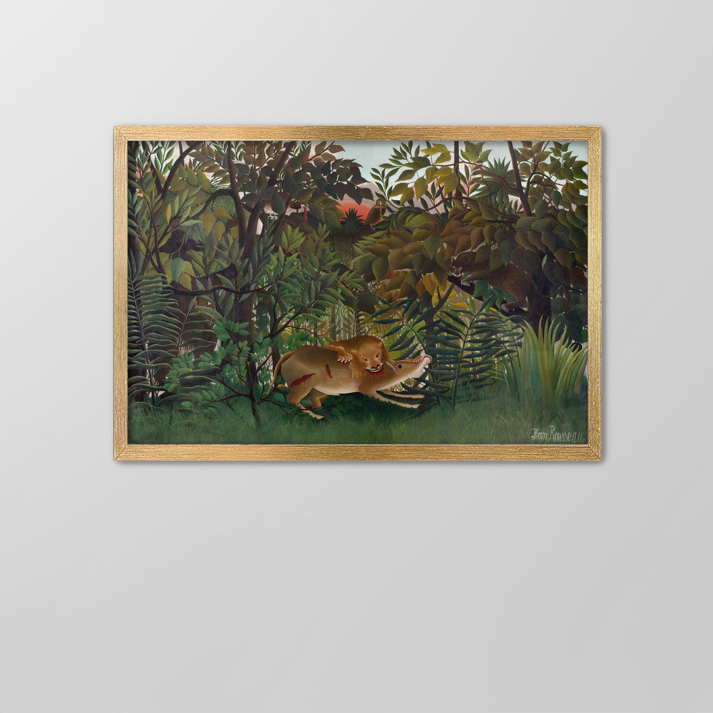 The Hungry Lion Canvas Print